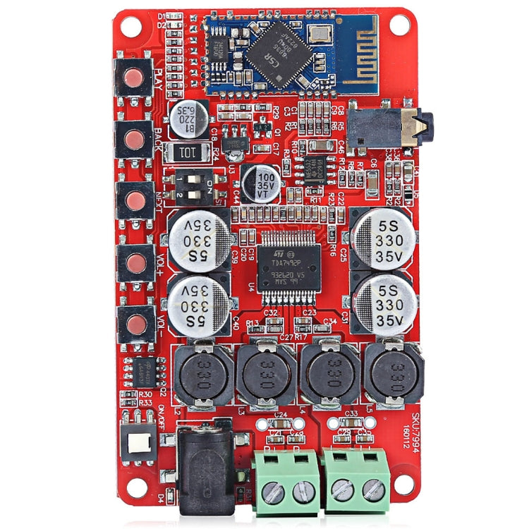 LDTR - WG0068 TDA7492P CSR8635 25W + 25W Wireless Bluetooth 4.0 Audio Receiver Amplifier Board