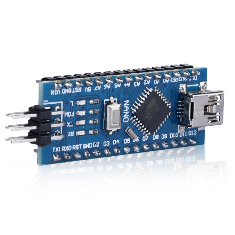 LandaTianrui LDTR-RM00 Mini USB Nano 3.0 Atmega328P Development Board Parts for Arduino(Blue)