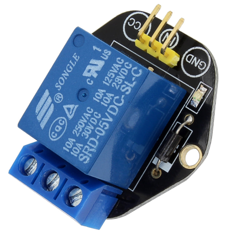 LandaTianrui LDTR-RM06 5V Single Relay Module Compatible with Arduino(Black)