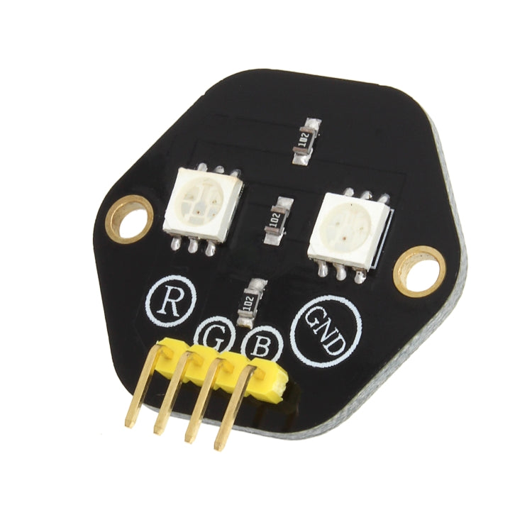 LandaTianrui LDTR-RM011 2 Bit RGB Breathing Lamp Module for Arduino / Micro: Bit(Black)