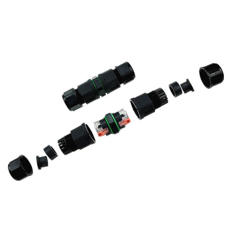 XY-16 IP68 Waterproof 3 Pin Straight Cable Connector