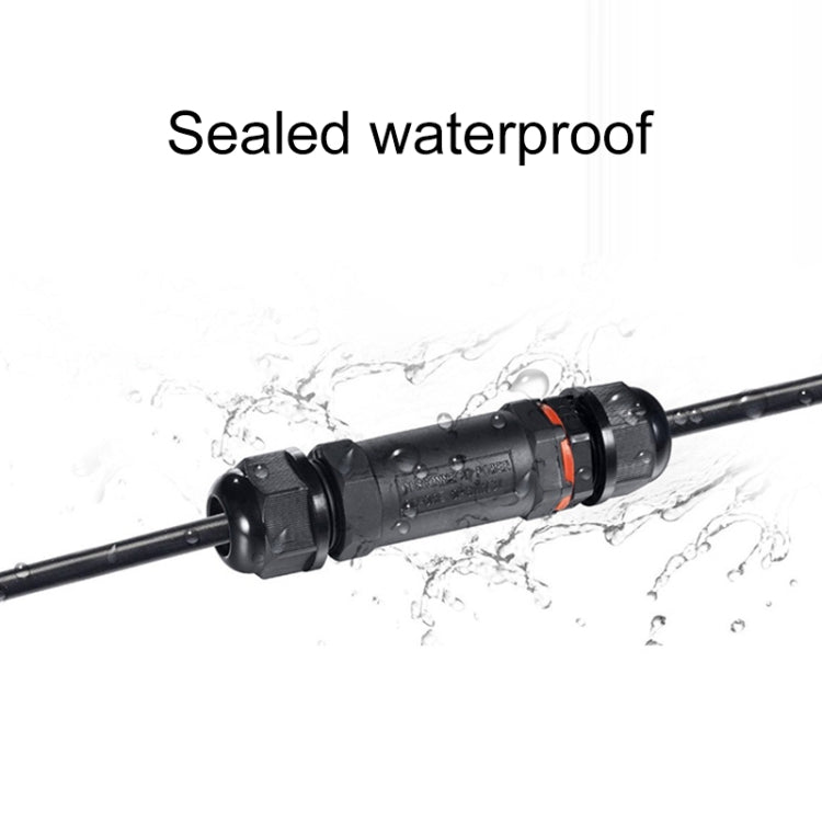 XY20 IP68 Waterproof 3 Pin Straight Cable Connector