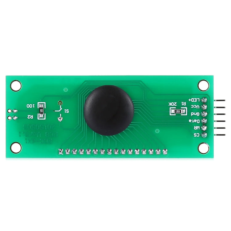 LDTR - WG0101 2.4 inch 6-digit 7-segment LCD Display Module for Arduino, Screen Display Backlight Color: Blue
