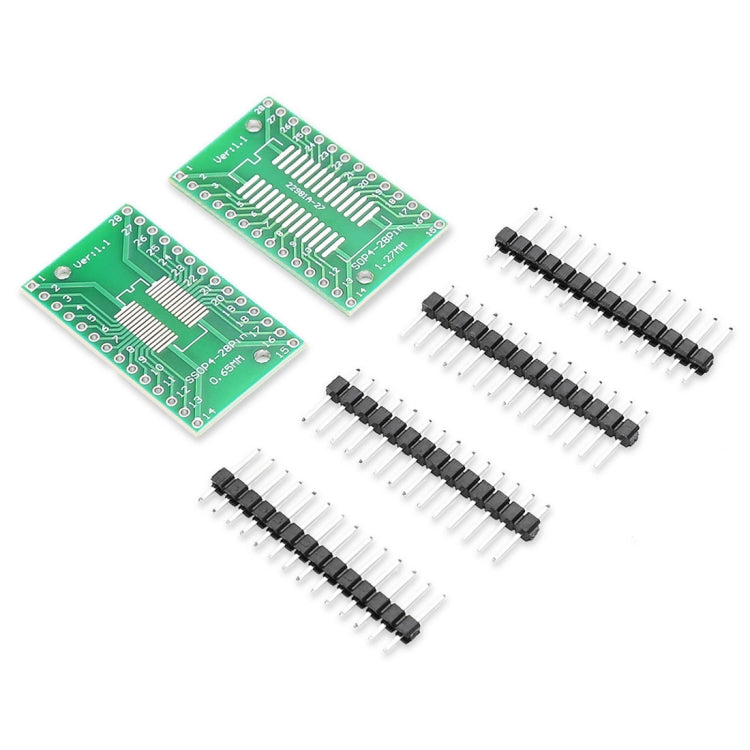 2 PCS LDTR - YJ032 / E Dual-side SOP28 / SSOP28 / TSSOP28 SMD DIP28 Adapter Board for Arduino