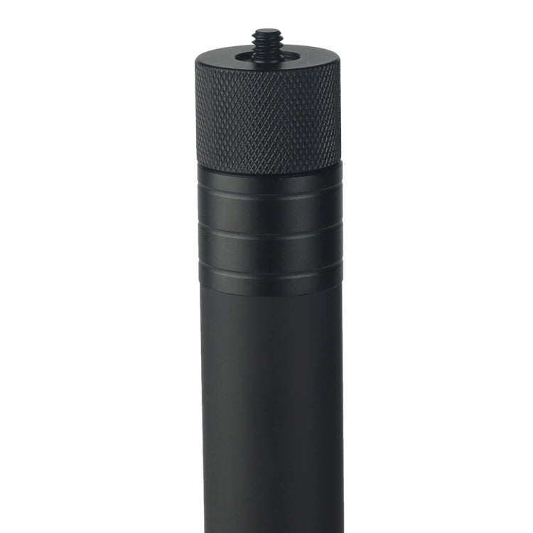 Handheld Gimbal Aluminum Alloy Extension Rod Tube for Feiyu G5 / SPG / WG2 Gimbal, Length: 19-60cm, Diamond Texture Head(Black)