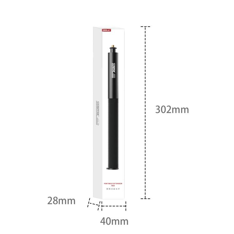 STARTRC 1.3m Handheld Extendable Pole Monopod  - Black