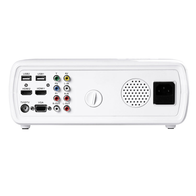 Uhappy U20 Pro WiFi 2600LM 1080P Home Theater 800*480 Mini Projector with Remote Control, Support HDMI + YPbPr + TV or DTV + AV + VGA