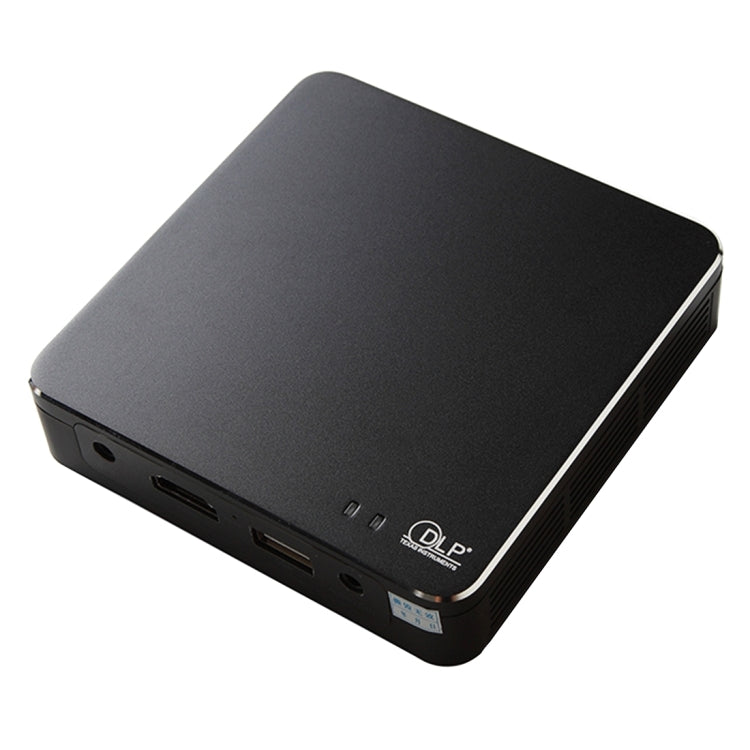 HDP200-RTS Mini Portable 100 ANSI Lumens DLP Projector with Remote Control, Support MHL / HDMI / USB / AirPlay / Micacast(Black)