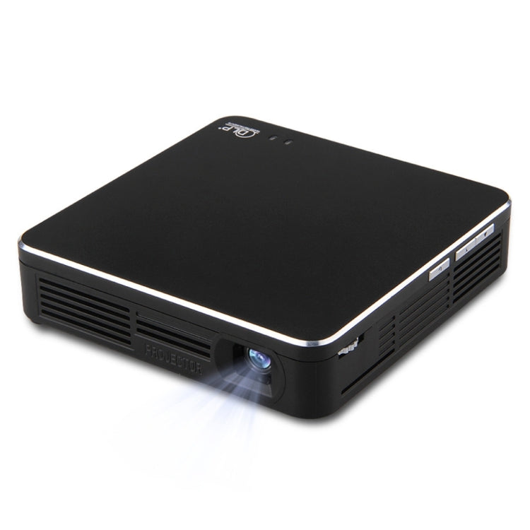 HDP200-RTS Mini Portable 100 ANSI Lumens DLP Projector with Remote Control, Support MHL / HDMI / USB / AirPlay / Micacast(Black)