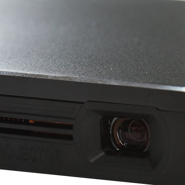 HDP200-RTS Mini Portable 100 ANSI Lumens DLP Projector with Remote Control, Support MHL / HDMI / USB / AirPlay / Micacast(Black)