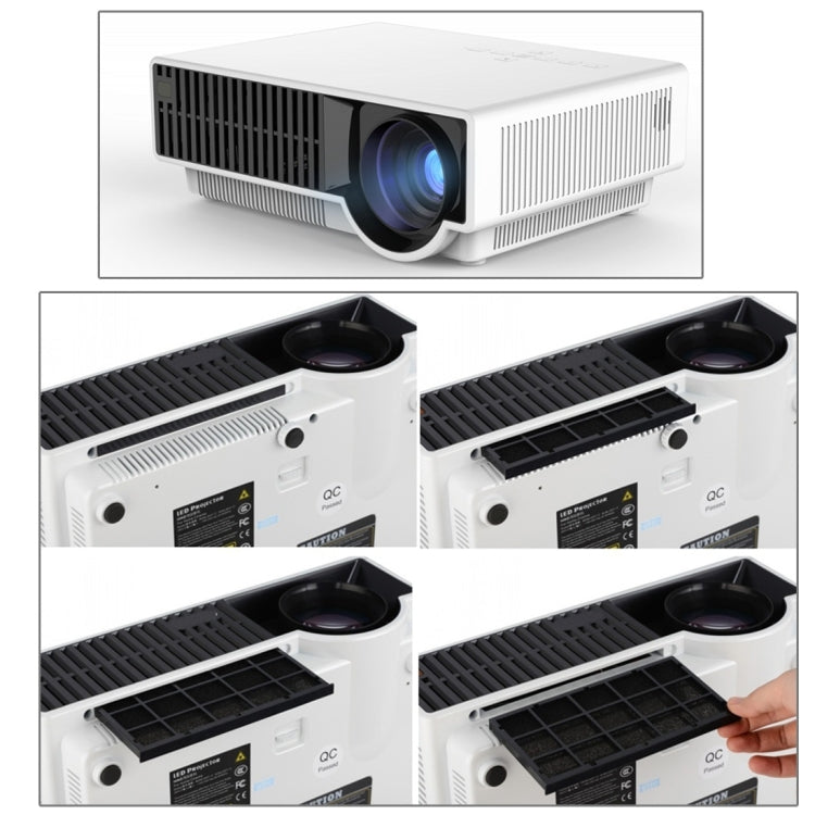 PRW330 2800 Lumens HD Digital LED Projector, Android 4.4 Cortex-A5 Quad Core 1.5GHz, RAM: 1GB, ROM: 8G, Support 1080P