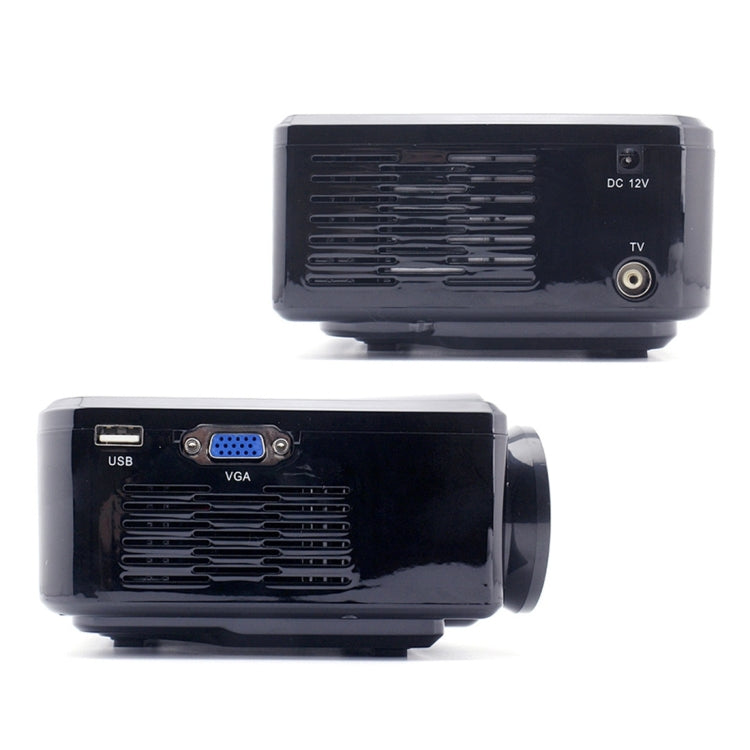 BL35 Mini 800LM Home Theater 640*480 Mini Projector with Remote Control, Support HDMI + SD + USB + TV + AV + VGA