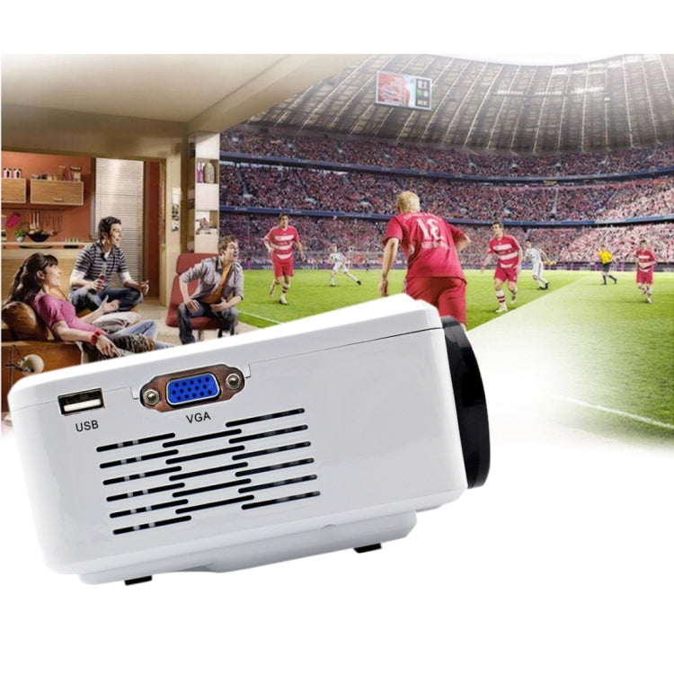 BL35 Mini 800LM Home Theater 640*480 Mini Projector with Remote Control, Support HDMI + SD + USB + TV + AV + VGA