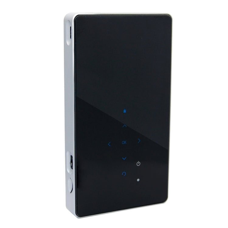 JAVODA P8 50LM Mini WiFi Smart 854*480 (WVGA) DLP 0.3 inch EM DMD Portable LED Projector with Remote Control & Holder,  Android 4.4, RK3128, 1GB RAM, 8GB ROM, WiFi, BT, HDMI