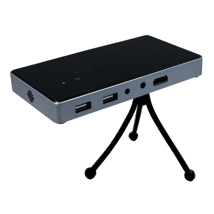 JAVODA P8 50LM Mini WiFi Smart 854*480 (WVGA) DLP 0.3 inch EM DMD Portable LED Projector with Remote Control & Holder,  Android 4.4, RK3128, 1GB RAM, 8GB ROM, WiFi, BT, HDMI