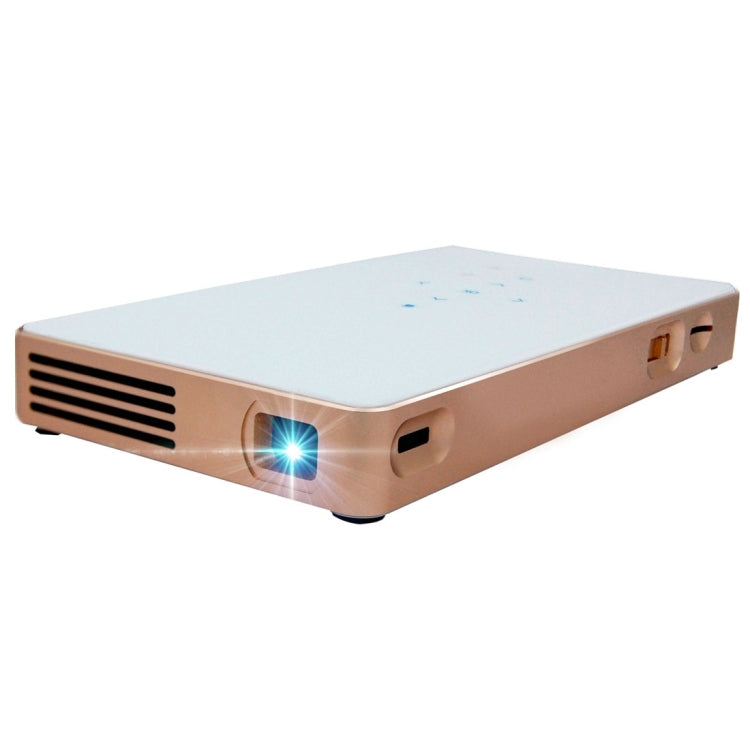 JAVODA P8 50LM Mini WiFi Smart 854*480 (WVGA) DLP 0.3 inch EM DMD Portable LED Projector with Remote Control & Holder,  Android 4.4, RK3128, 1GB RAM, 8GB ROM, WiFi, BT, HDMI