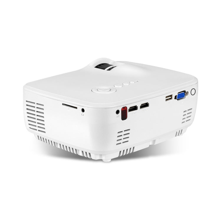 AUN AM01S Mini Projector 1400 Lumens LED Multimedia Video Projector Android 4.4 HD Home Theater, Quad Core Cotex-A5 1.5GHz, 1GB+8GB, WiFi, BT(White)