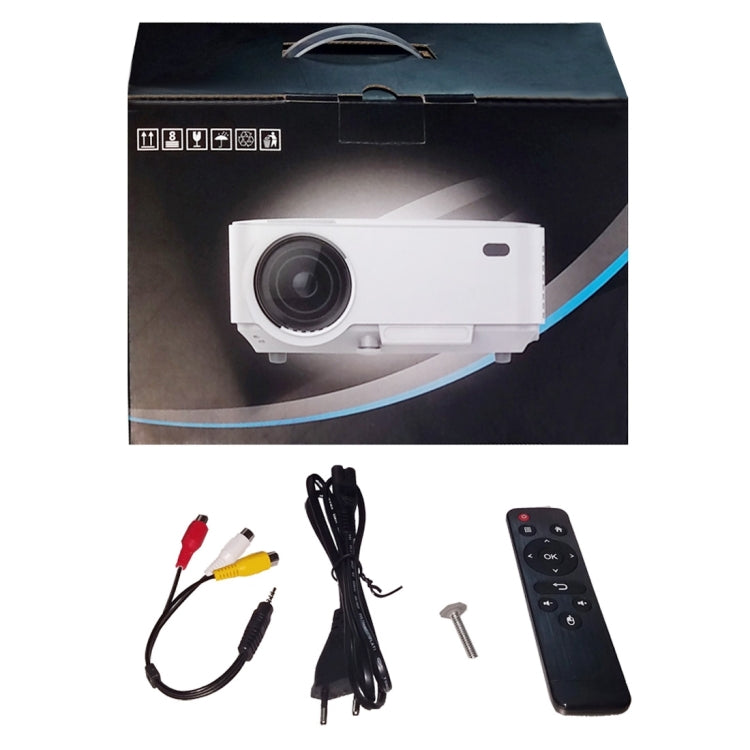 AUN AM200 Basic Version Mini Projector 1500 Lumens LED 800x480 Multimedia Video Projector Home Theater with Remote Controller