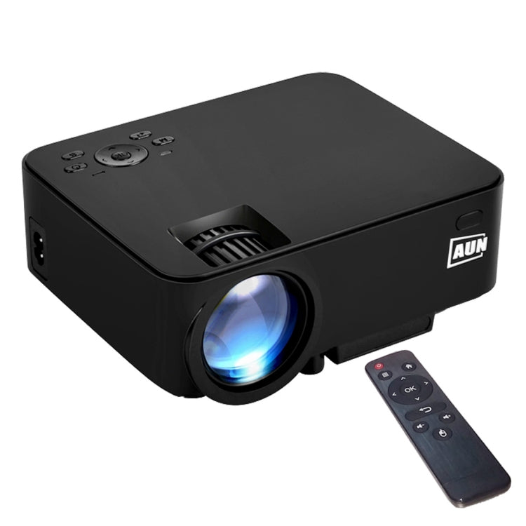 AUN AM200C Android Version Mini Projector 1500 Lumens LED 800x480 Android 4.4 Multimedia Video Projector Home Theater with Remote Controller, 512MB+8GB, WiFi, BT, Miracast, DLNA, Airplay