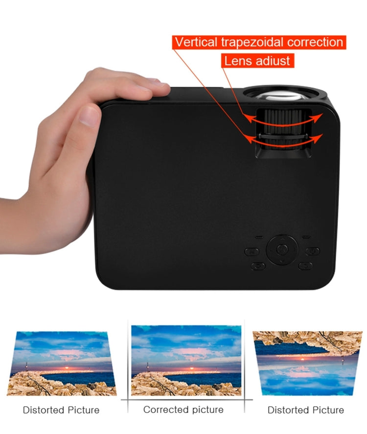 AUN AM200P Android Version Mini Projector 1500 Lumens LED 800x480 Android 4.4 Multimedia Video Projector Home Theater with Remote Controller, 512MB+8GB, WiFi, Miracast, DLNA, Airplay