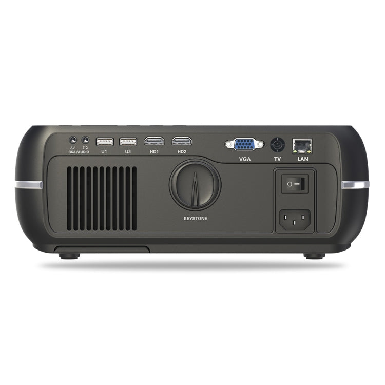 DH-A10 5.8 inch LCD Screen 4200 Lumens 1280 x 800P HD Smart Projector with Remote Control,Android 6.0 OS, Support WiFi, Bluetooth,HDMIx2, USBx2, VGA, AV IN/RCA, RJ45, LAN