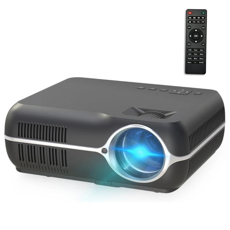 DH-A10B 5.8 inch LCD Screen 4200 Lumens 1280 x 800P HD Smart Projector with Remote Control, Support HDMIx2, USBx2, VGA, AV IN/RCA, RJ45