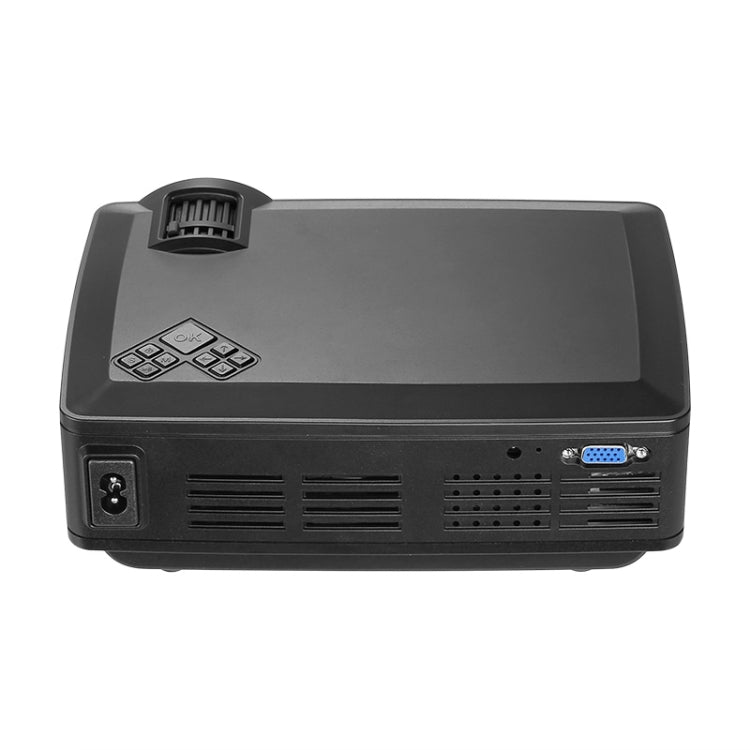 Z495 4 inch Single LCD Display Panel 800x400P Smart Projector with Remote Control, Support AV / VGA / HDMI / USBX2 / TF Card /Audio