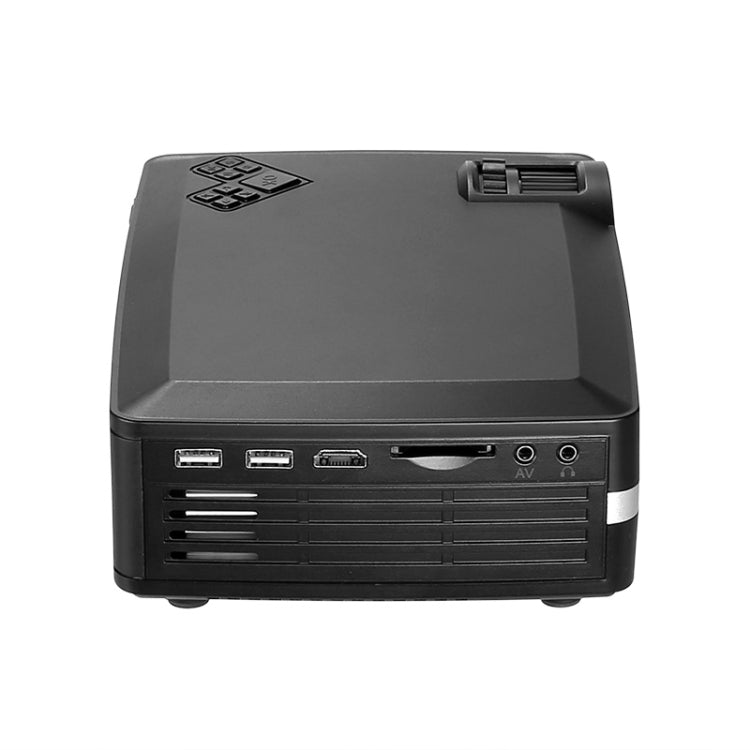 Z495 4 inch Single LCD Display Panel 800x400P Smart Projector with Remote Control, Support AV / VGA / HDMI / USBX2 / TF Card /Audio