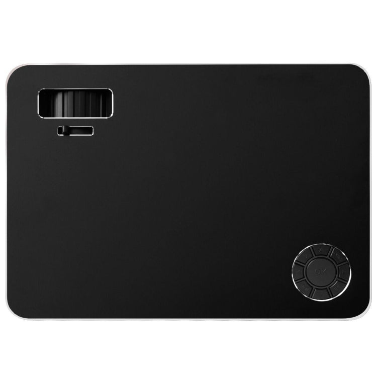 A76 5.8 inch Single LCD Display Panel 1280x768P Smart Projector with Remote Control, Android 6.0, Support AV / VGA / HDMI / USBX2 / SD Card /Audio