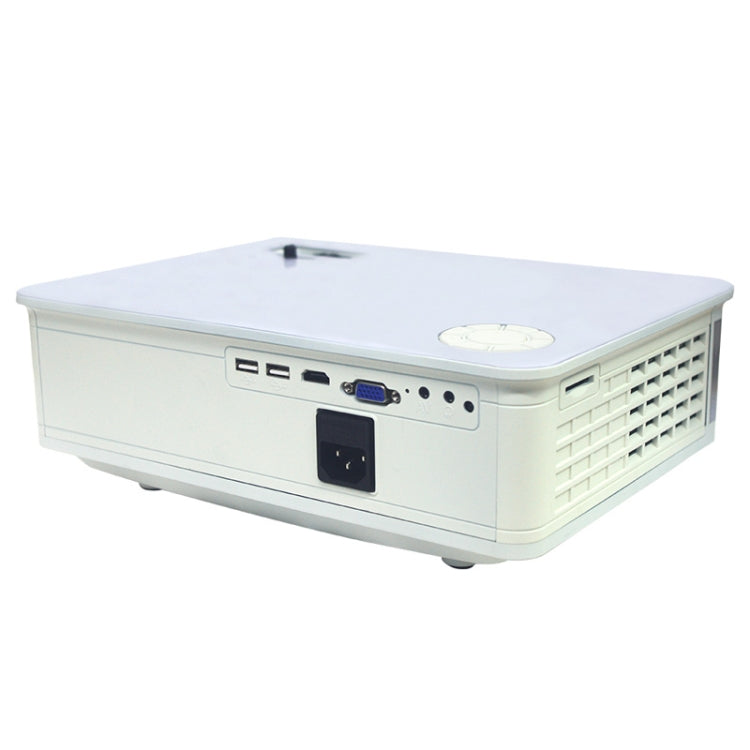 A76 5.8 inch Single LCD Display Panel 1280x768P Smart Projector with Remote Control, Android 6.0, Support AV / VGA / HDMI / USBX2 / SD Card /Audio