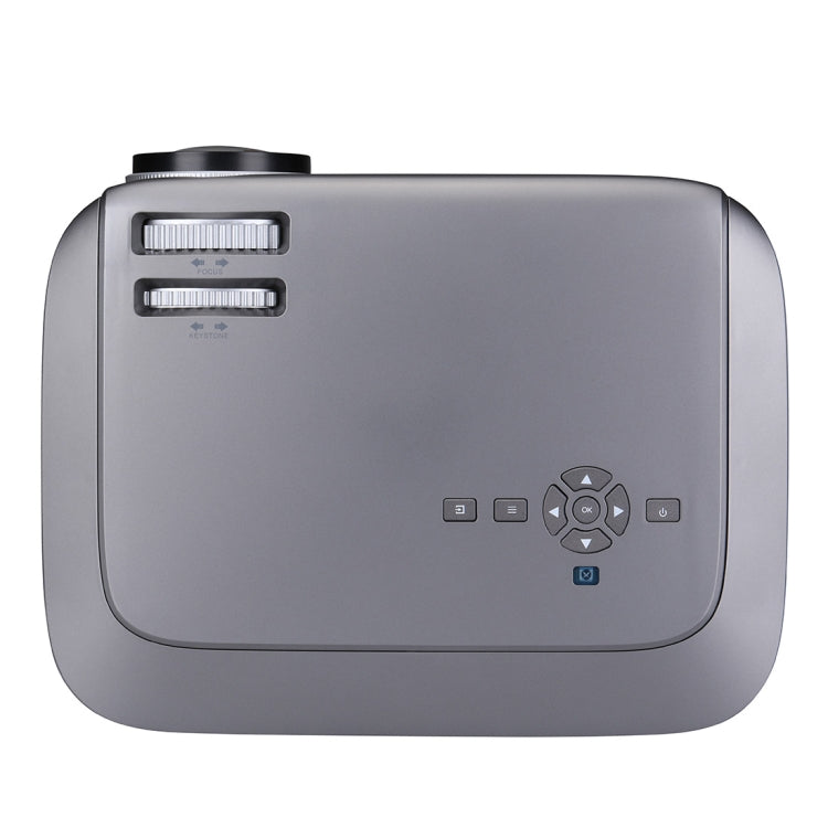UHAPPY U68 Single LCD Panel 1080P LED HD Mini Projector with Remote Control, Support AV / VGA / USB  x 2 / HDMI x 2 / Y.Pb.Pr