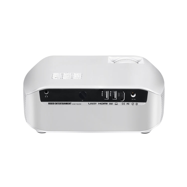 AUN F10 4 inch LCD Display Panel 1920 x 1200P Home Theater Projector with Remote Control, Support Audio / HDMI / USB x 2(White)