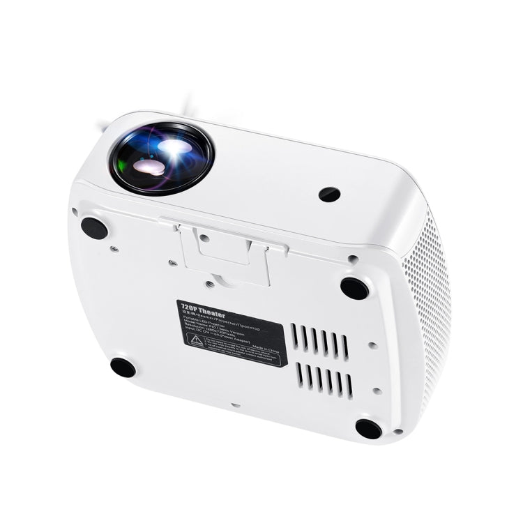 AUN F10UP 4 inch LCD Display Panel 2800 Lumens 1280 x 720P Home Theater Projector with Remote Control, Android 7.1 OS 2GB+16GB, Support Audio / HDMI / USB x 2 (White)