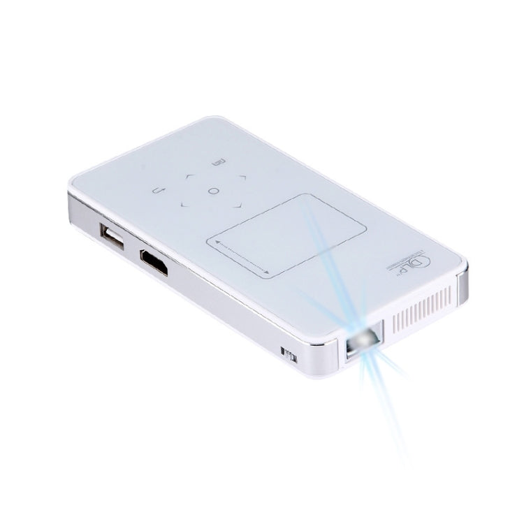 U9 Mini Portable 1000 Lumens ANSI DLP Smart Projector with Remote Control & Holder, Android 5.1, RK3128 Quad Core ARM Cortex-A7 up to 1.2GHz, Support WiFi /