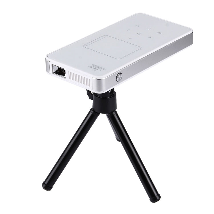 U9 Mini Portable 1000 Lumens ANSI DLP Smart Projector with Remote Control & Holder, Android 5.1, RK3128 Quad Core ARM Cortex-A7 up to 1.2GHz, Support WiFi /