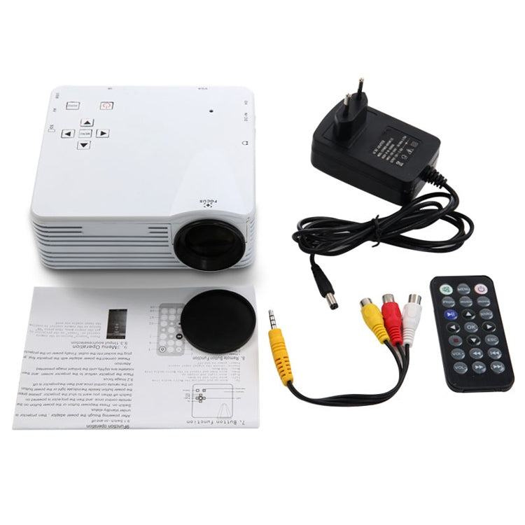 VS320 400ANSI Lumens 240x320 Resolution LED+LCD Technology Smart Projector, Support AV / HDMI / SD Card / USB / VGA