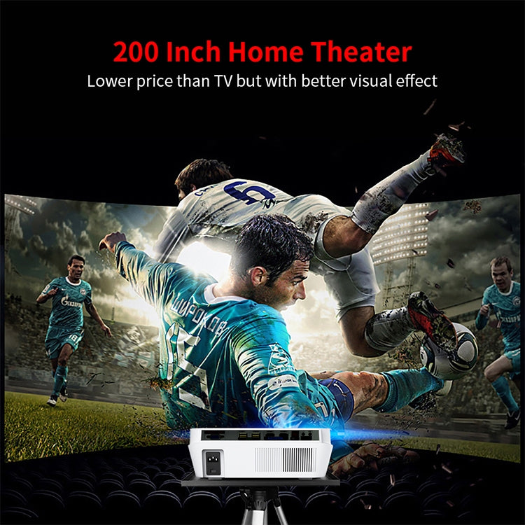 VS626 Android 3500ANSI Lumens 1080*720 Resolution LED+LCD Technology Smart Projector, Support AV / HDMI / SD Card / USB / VGA
