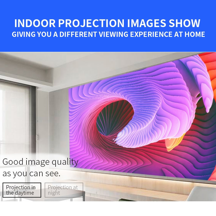 VS768 Android 4000ANSI Lumens 1980x1080 Resolution LED+LCD Technology Smart Projector, Support AV / HDMI / USB / VGA