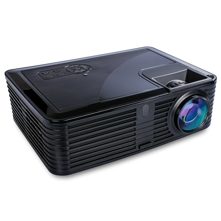 VS768 4000ANSI Lumens 1980x1080 Resolution LED+LCD Technology Smart Projector, Support AV / HDMI / USB / VGA(Black)