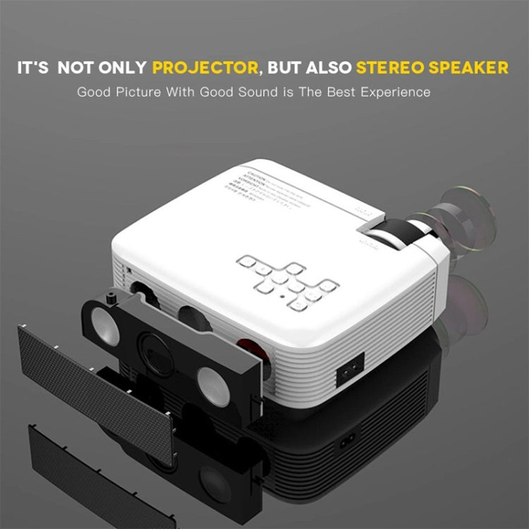 E400S 1600 Lumens 1280x720 720P Portable HD LED Smart Projector Children Projector (Mirroring Version)