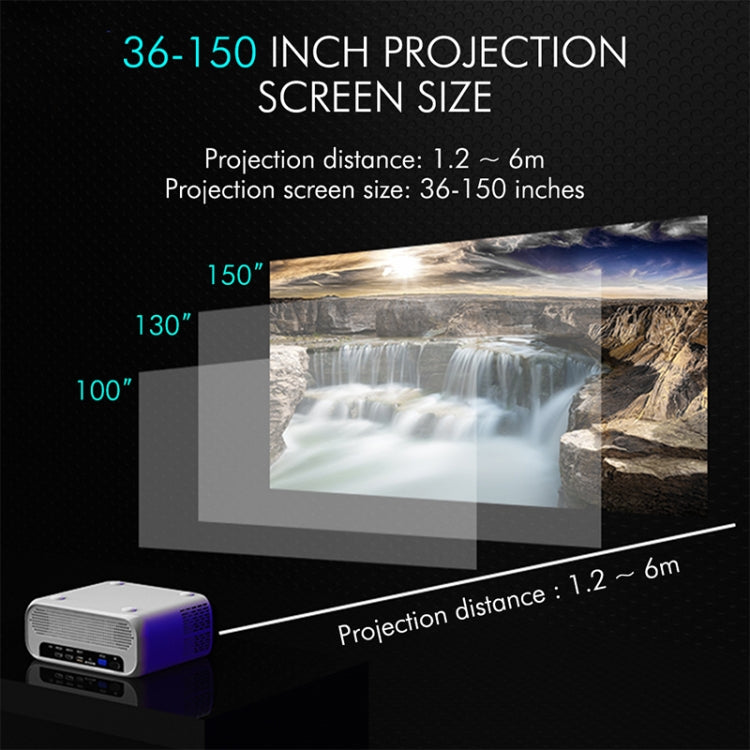 E500S 1280x720 720P Portable Multimedia Games HD LED Smart Projector Children Projector (Linux System)