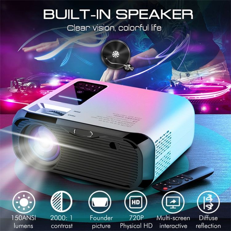 E500S 1280x720 720P Portable Multimedia Games HD LED Smart Projector Children Projector (Linux System)