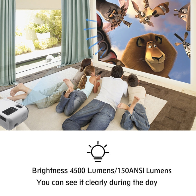 E500S 1280x720 720P Portable Multimedia Games HD LED Smart Projector Children Projector (Linux System)