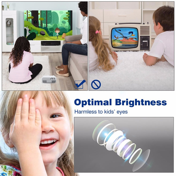 YG200 Portable LED Pocket Mini Projector AV SD HDMI Video Movie Game Home Theater Video Projector