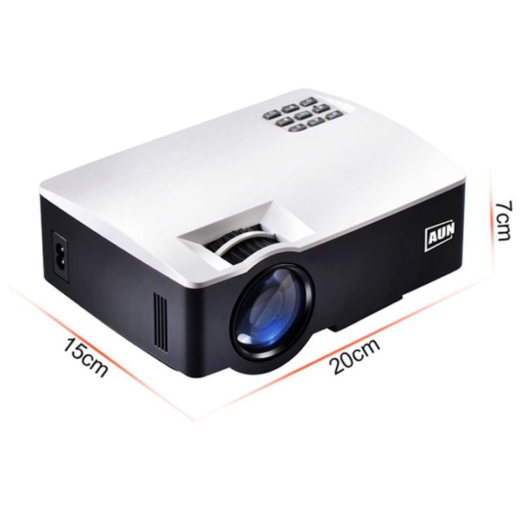 AUN AKEY1 1800 Lumens LED 800x480 Multimedia Video Projector Home Theater, USB / SD / VGA / AV / HDMI
