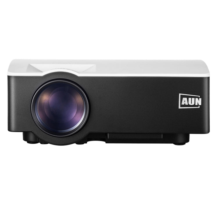 AUN AKEY1 Plus 1800 Lumens LED 800x480 Android 6.0.1 Multimedia Video Projector Home Theater, Amlogic S905X Quad-Core Cortex-A53 up to 1.5GHz, 1GB+8GB, USB / SD / VGA / AV / HDMI (White)