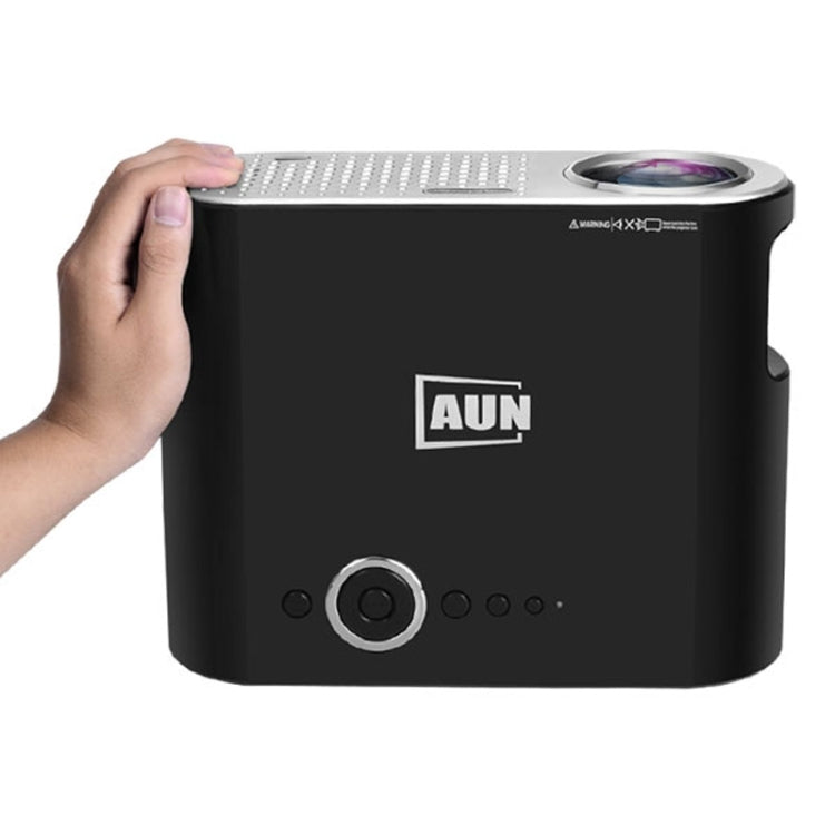 AUN T90S Android Version 3200 Lumens LED 1280x768 Android 4.4 Multimedia Video Projector Home Theater, 1GB+8GB, WiFi, BT(Black)