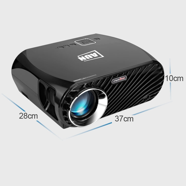 AUN GP100 Pro Android Version 3200 Lumens LED 1280x800 Android 6.0.1 Multimedia Video Projector Home Theater with Remote Controller, 1GB+8GB, WiFi, BT(Black)