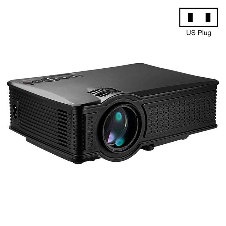 LY-40 1800 Lumens 1280 x 800 Home Theater LED Projector with Remote Control, US Plug