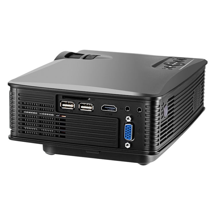 LY-40 1800 Lumens 1280 x 800 Home Theater LED Projector with Remote Control, US Plug